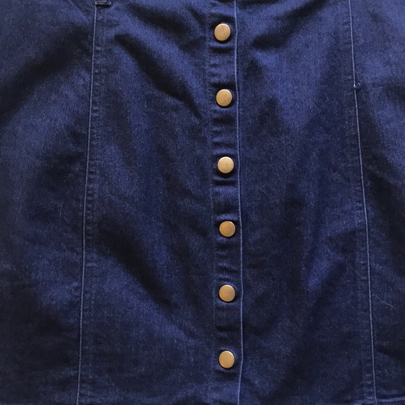 Dark wash jean skirt - Picture 2 of 2